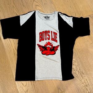 Oversized boys lie, short sleeve jersey